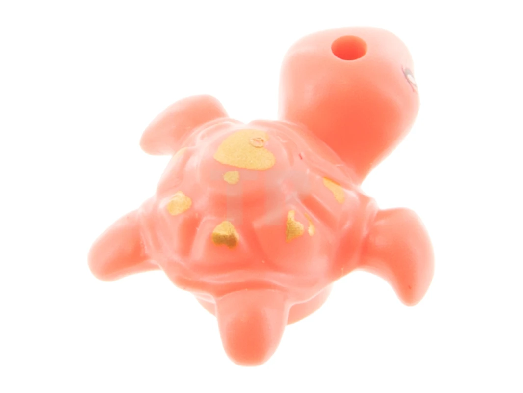 LEGO&reg; 6299625 - 49576pb02 - Bébé tortue, Friends avec des yeux noirs et un motif de taches dorées.