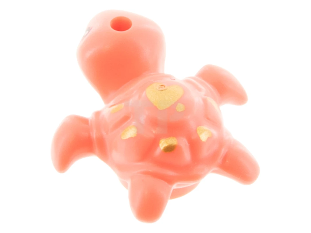 LEGO&reg; 6299625 - 49576pb02 - Bébé tortue, Friends avec des yeux noirs et un motif de taches dorées.