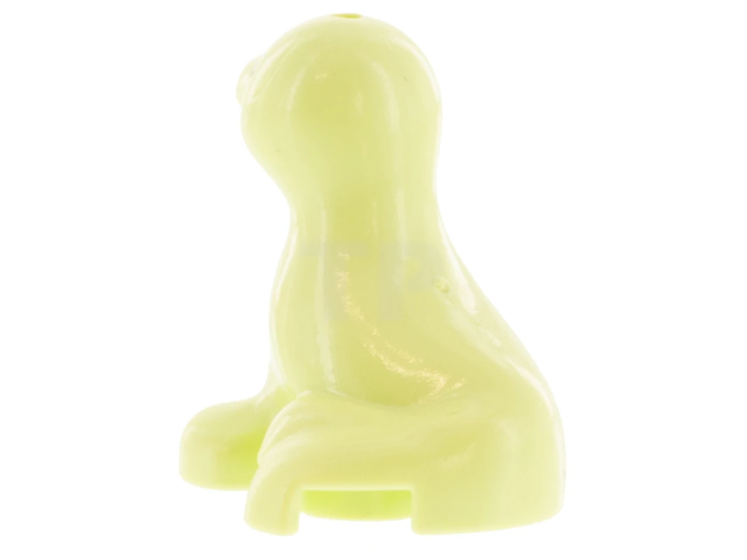 LEGO&reg; 6299608 - bb0682pb02 - Seal, Friends with Black Nose, Gold Eyes and Hearts on Forehead Pattern