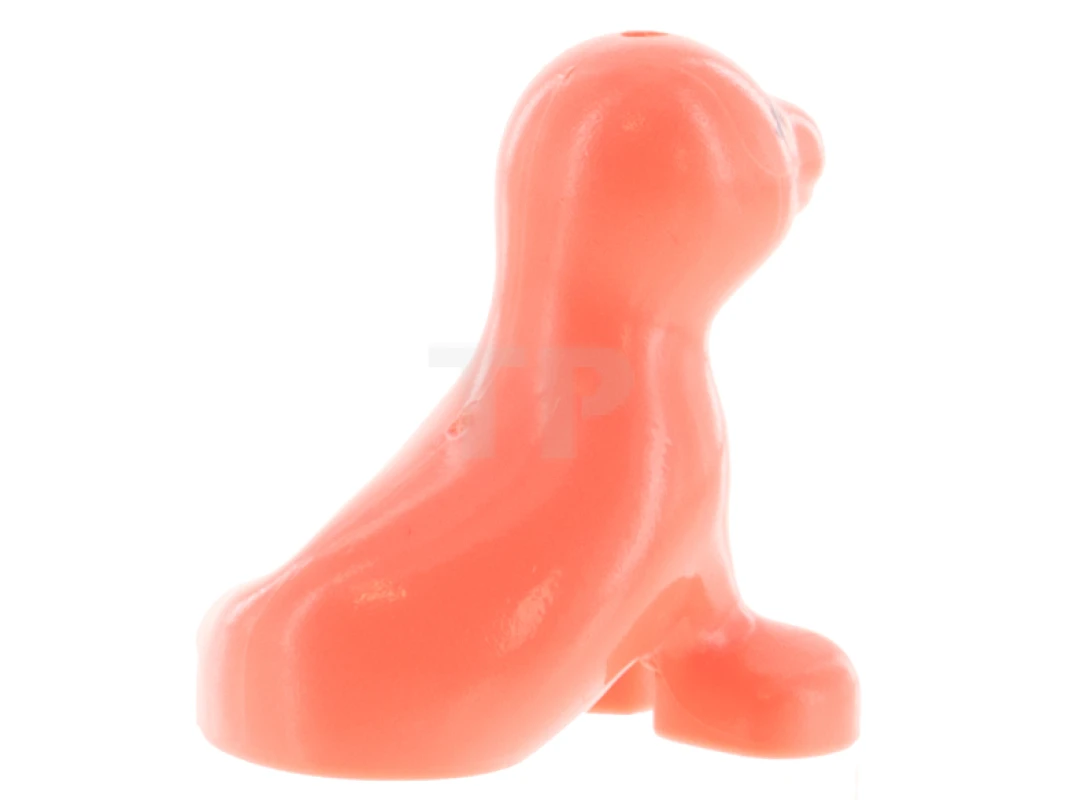 LEGO&reg; 6299609 - bb0682pb02 - Seal, Friends with Black Nose, Gold Eyes and Hearts on Forehead Pattern