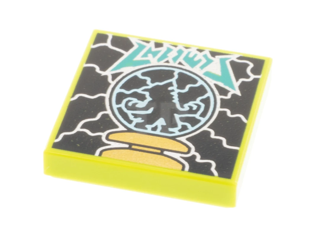 LEGO&reg;  - 3068pb1620 - Tile 2 x 2 with Album Cover - Werewolf in Plasma Globe Pattern