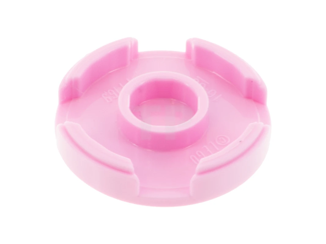 LEGO&reg; 6231826 - 14769pb258 - Tile 2 x 2 Round with Bottom O and Pig Nose Pattern