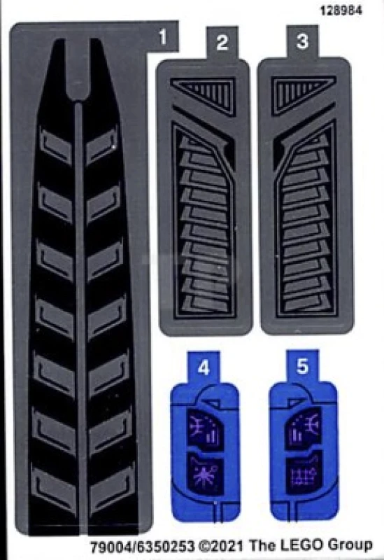 LEGO&reg;  - Autocollant pour l'ensemble 76186