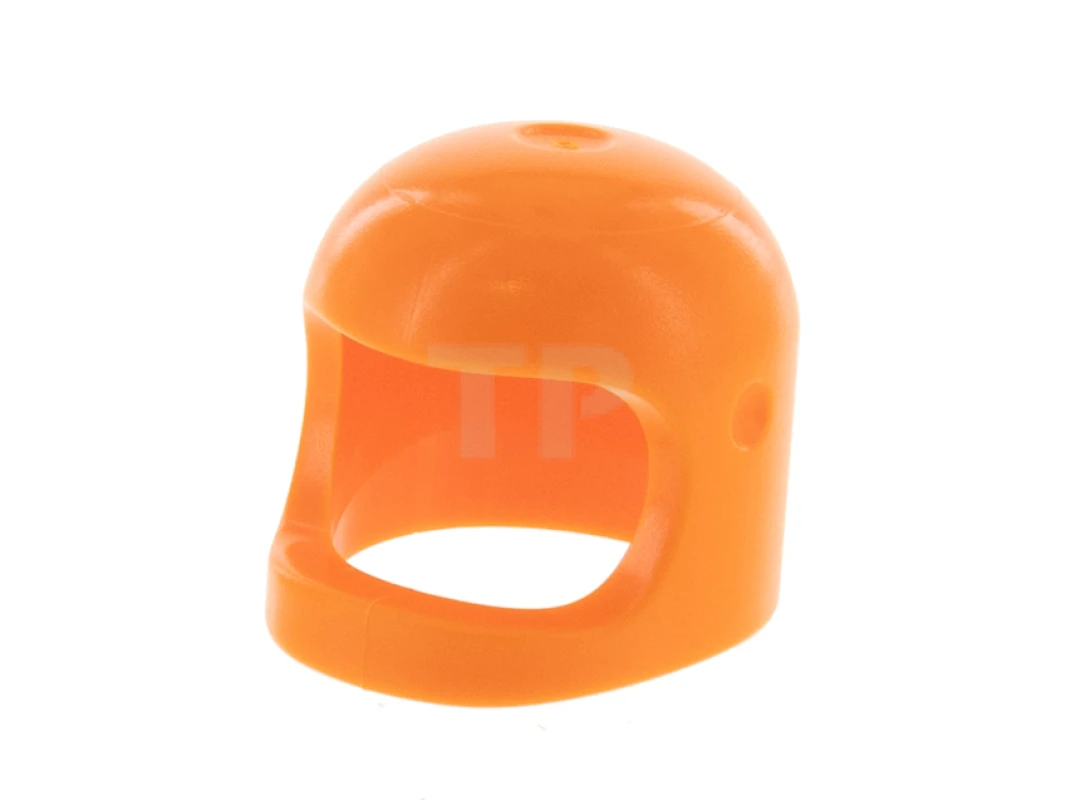 LEGO&reg; 6295184 - 50665 - Minifigure, Headgear Helmet Old with Thick Chin Strap - with Visor Dimples (Reissue with Top Dimple)