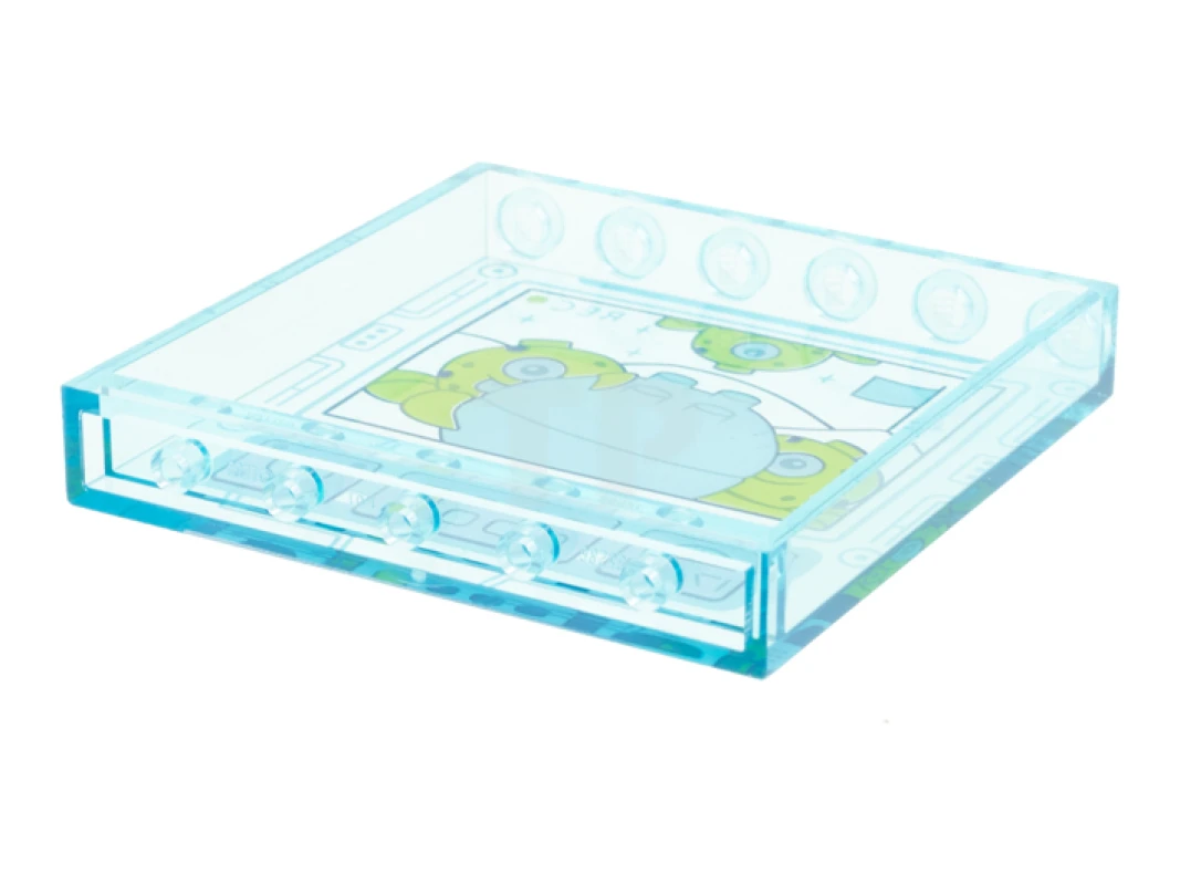 LEGO&reg; 6346805 - 59349pb236 - Panel 1 x 6 x 5 with Screen with Planet Surface Pattern