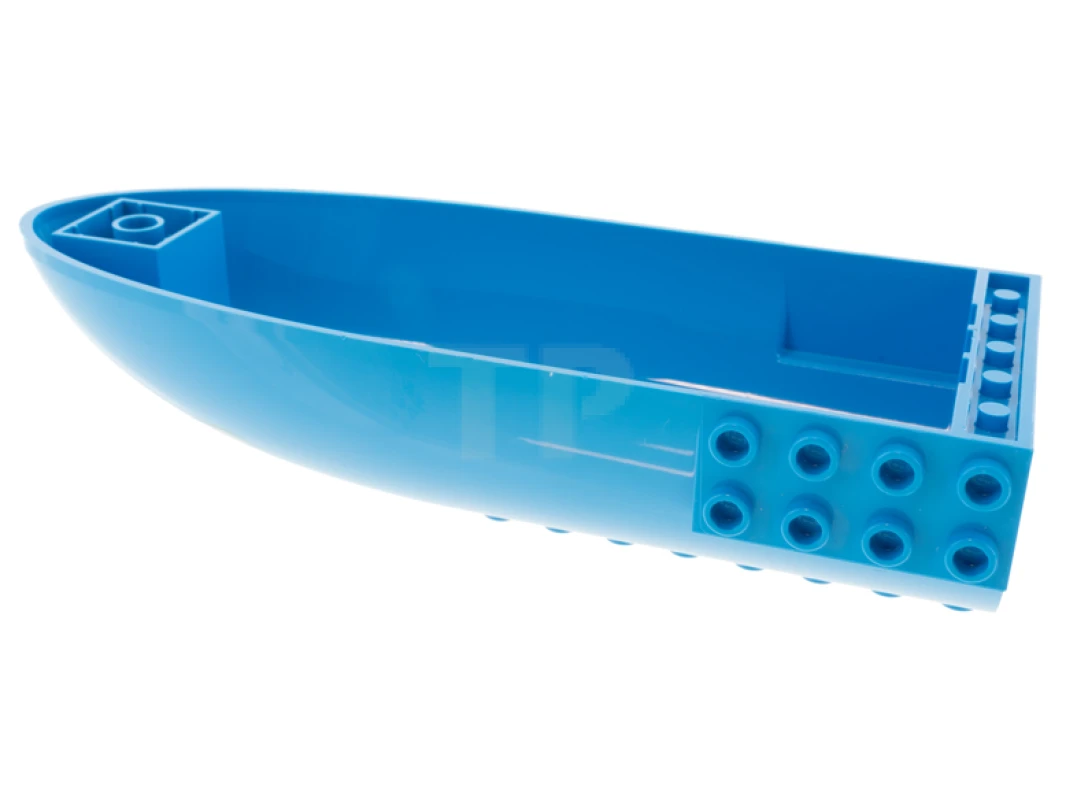 LEGO&reg; 6342610 - 74164pb01 - Aircraft Fuselage Forward Top Curved 6 x 16 x 3 with Space Rocket Window with Silver Frame Pattern