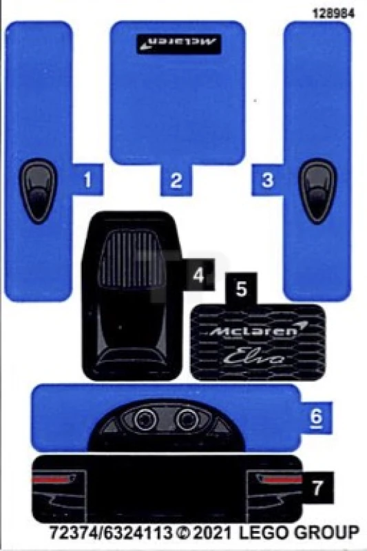 LEGO&reg; 6324113 - Sticker for Set 76902