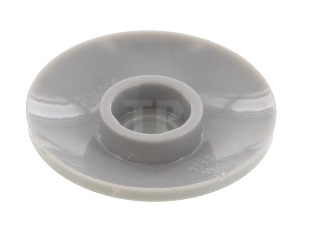 LEGO&reg; 6323922 - 4740pb019 - Dish 2 x 2 Inverted (Radar) with Hubcap with Black Stripes Pattern