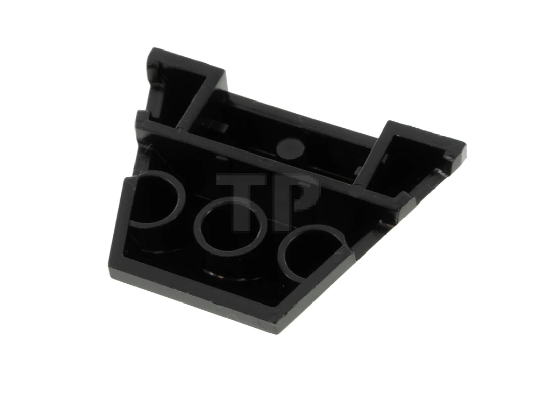 LEGO&reg; 6350068 - 64225pb046 - Cale 4 x 3 triple courbé avec motif de phare.