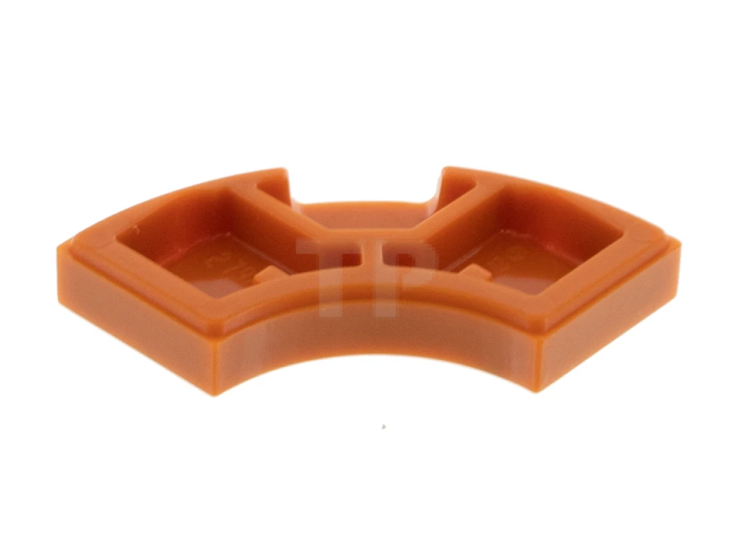 LEGO&reg; 6349165 - 27925pb007 - Tile 2 x 2 Round Corner with Nails and Wood Grain Pattern