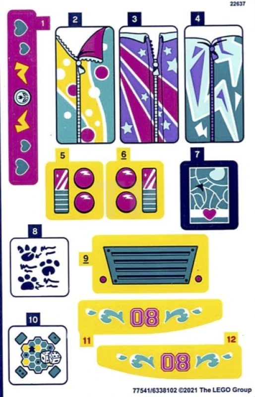 LEGO&reg; 6338102 - Sticker for Set 41681