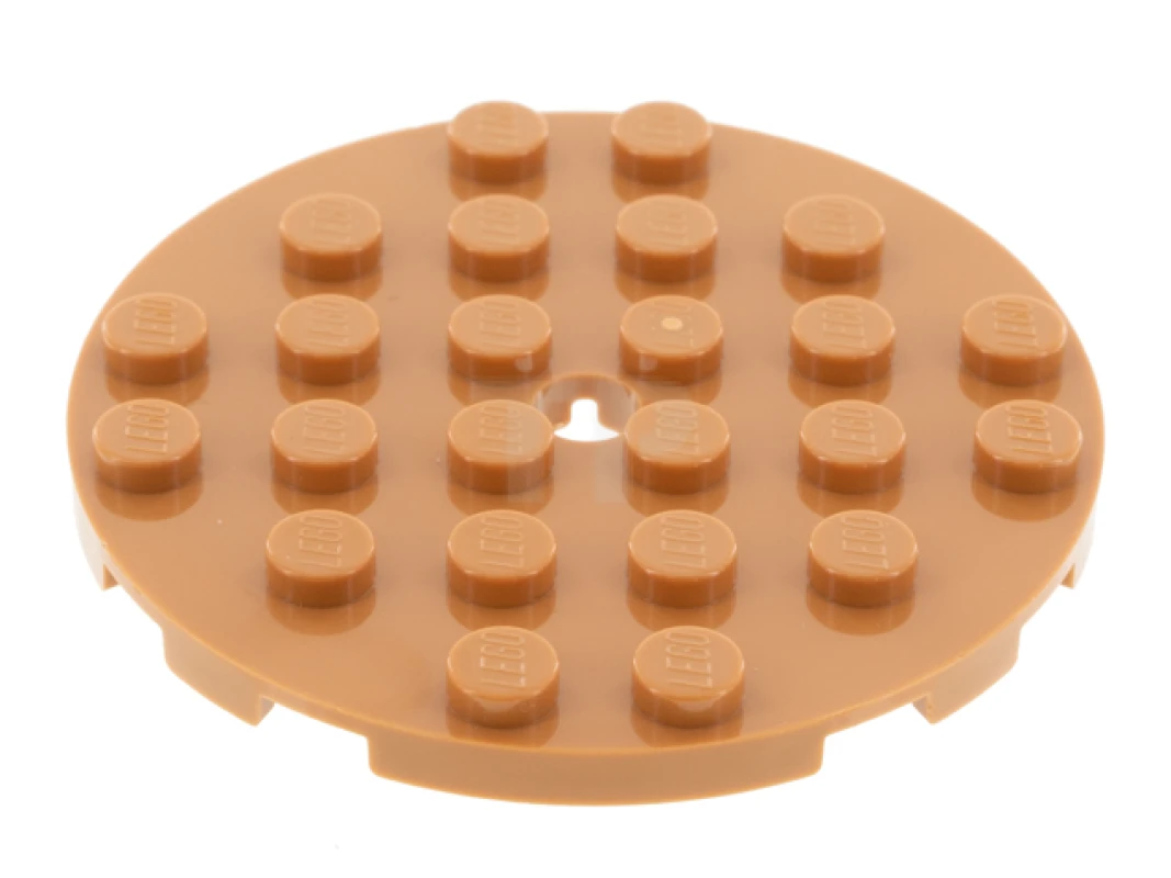 LEGO&reg; 6345302 - 11213 - Platte, rund 6 x 6 mit Loch