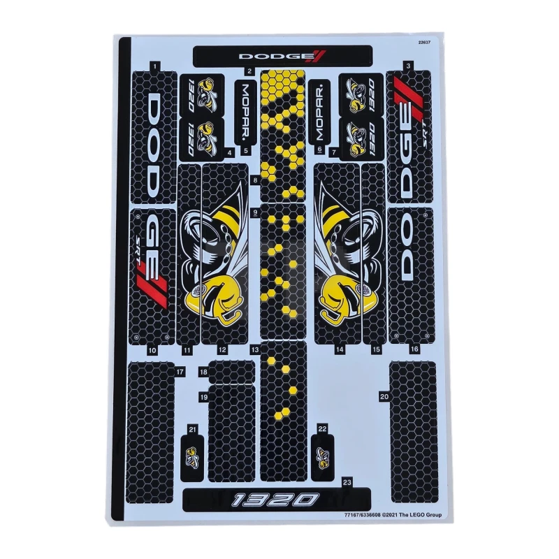 LEGO&reg;  - Adesivo per il set 76904 - Foglio 1