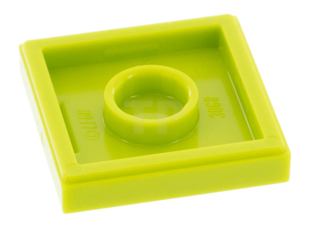 LEGO&reg; 6341641 - 3068pb1777 - Tile 2 x 2 with Groove with BeatBit Album Cover - Robot Graffiti Pattern