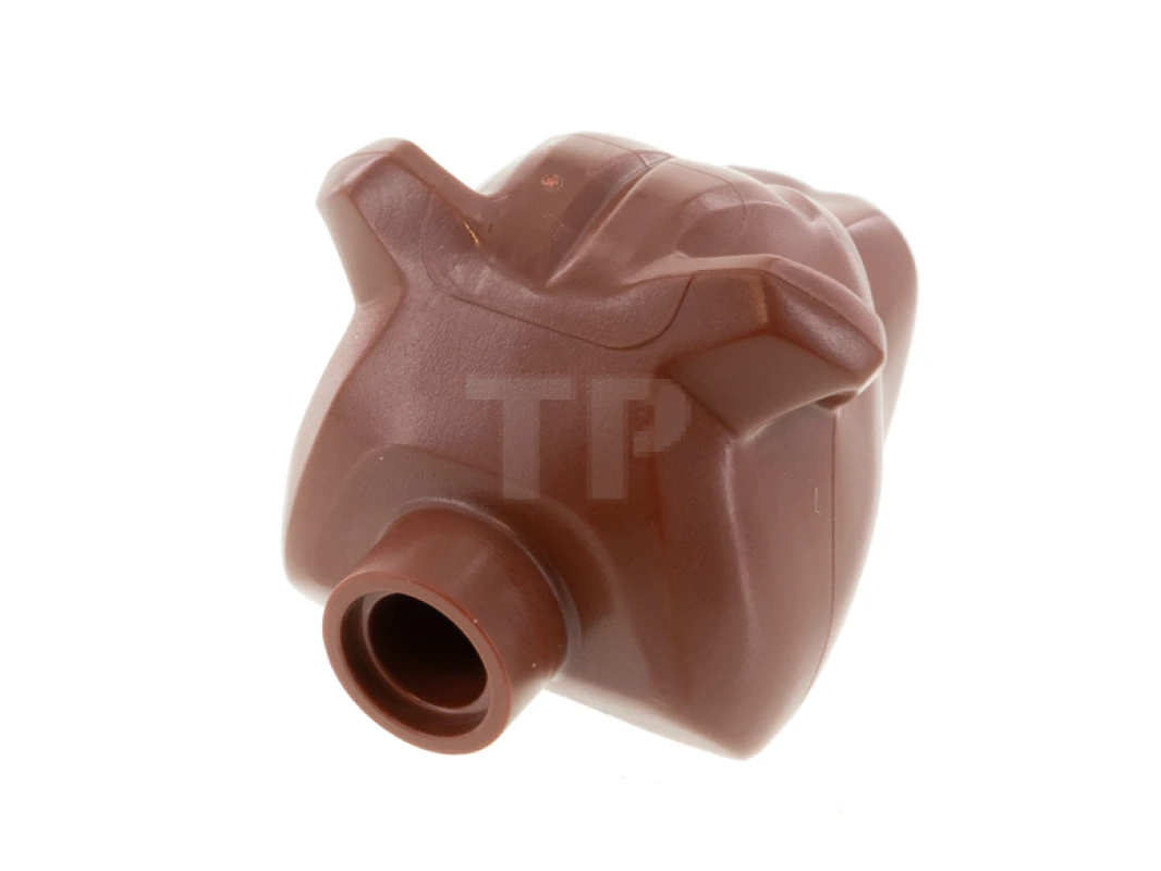 LEGO&reg; 6372074 - 78536pb02 - Dog Head with Snarling Mouth Pattern (Fluffy)