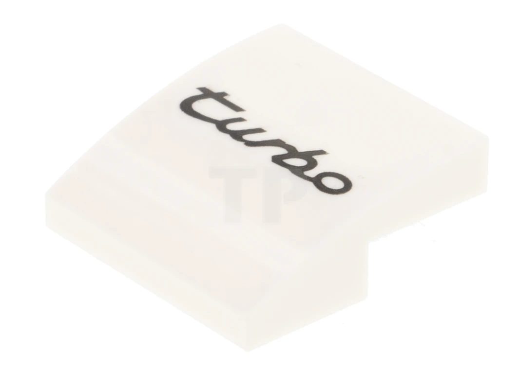 LEGO&reg; 6342999 - 15068pb333 - Slope 2 x 2 x 2/3 Curved with 'turbo' Pattern