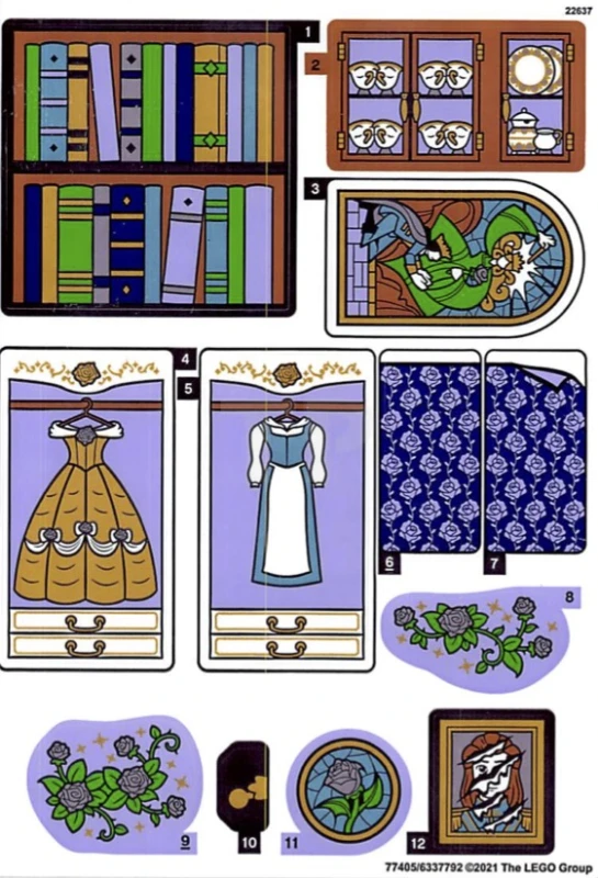 LEGO&reg; 6337792 - Sticker for Set 43196