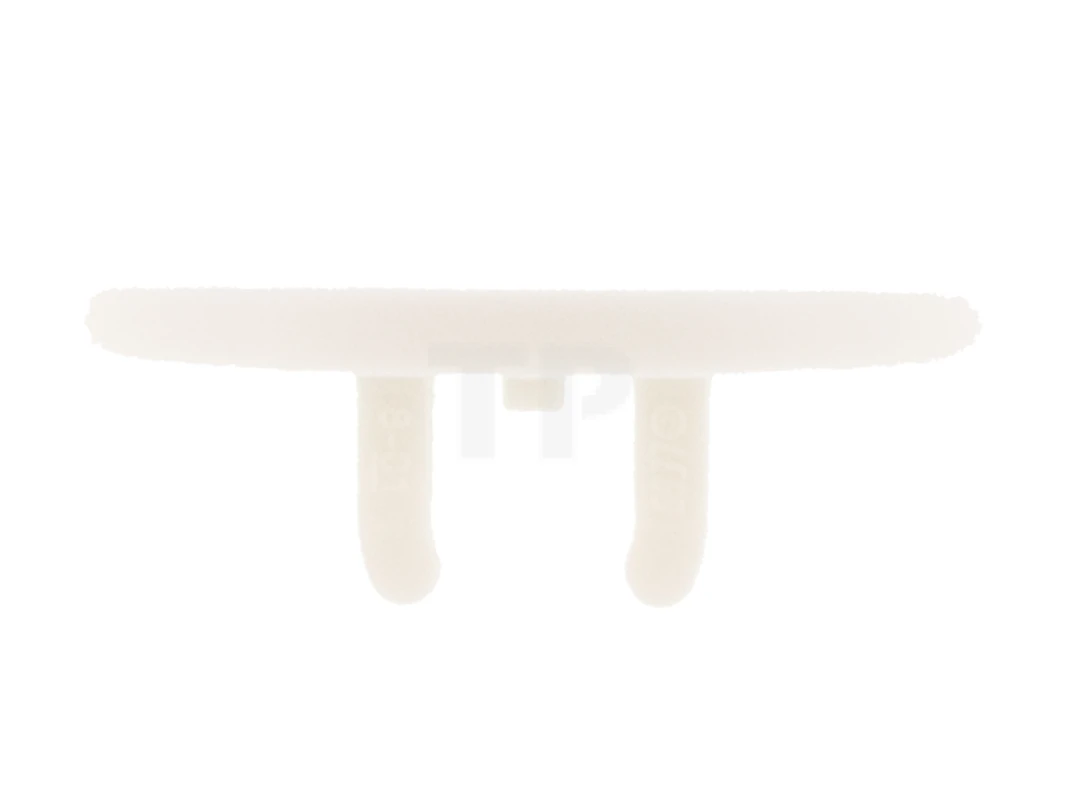 LEGO&reg; 6351368 - 30261pb052 - Road Sign 2 x 2 Round with Clip with Metallic Light Blue Face with Bushy Eyebrows and Moustache Pattern (Maurice)