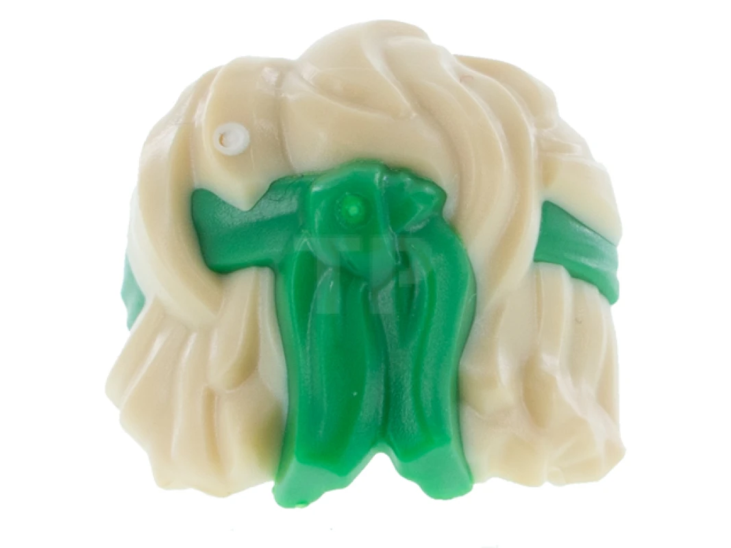 LEGO&reg; 6320794 - 69562pb01 - Minifigure, Hair Bandana Ninja with Tan Hair Swept Back Tousled Pattern