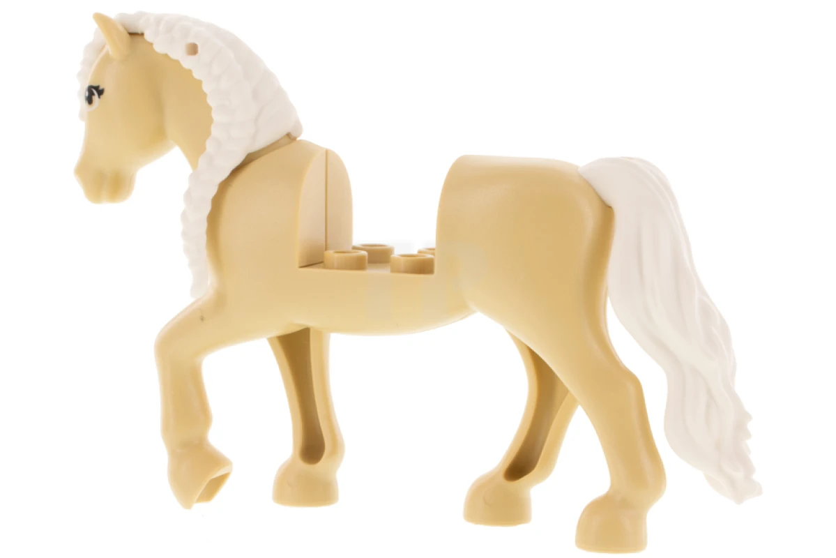 LEGO&reg; 6337894 - bb1279c02pb02 - Horse, Movable Neck with 2 x 2 Cutout