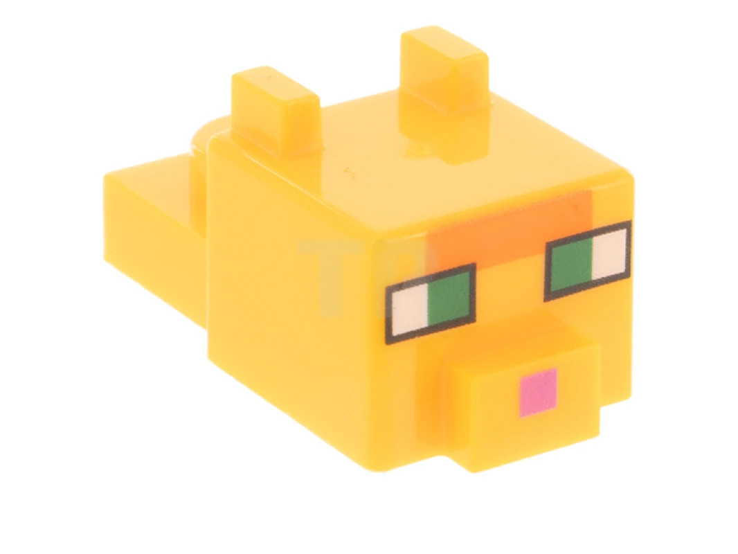 LEGO&reg; 6347327 - 24008pb06 - Minecraft Head, Blocky with Ears and Nose (Cat)