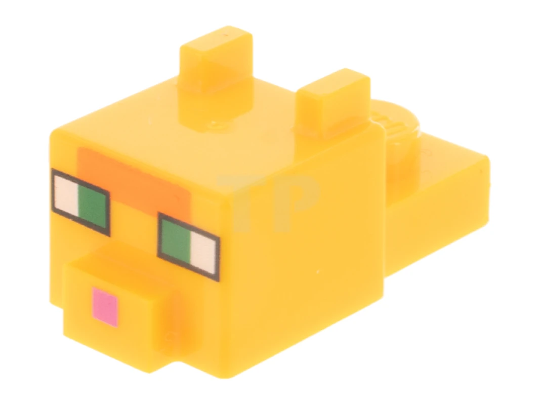 LEGO&reg; 6347327 - 24008pb06 - Minecraft Head, Blocky with Ears and Nose (Cat)
