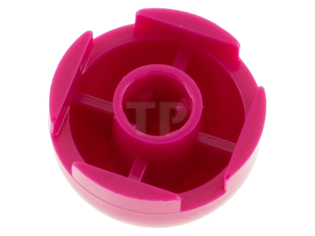 LEGO&reg; 6429064 - 553 - Stein, Rund 2 x 2 Dome Top - Blocked Open Stud mit Bottom Axle Holder x Shape + Orientation