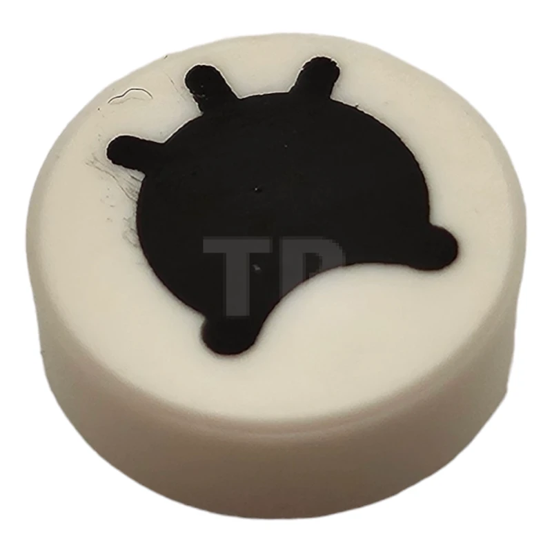 LEGO&reg;  - 98138pb193 - Carreau 1 x 1 rond avec motif d'œil