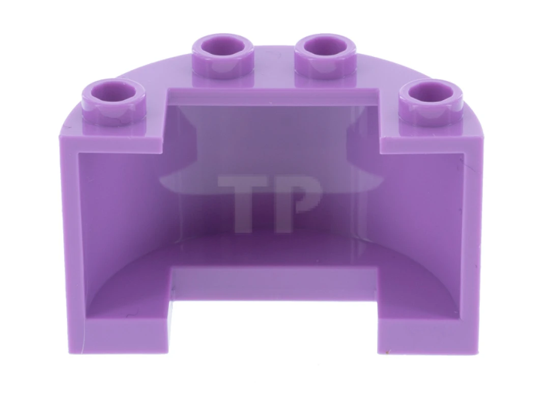 LEGO&reg; 24593 - 6249772 - Cylinder Half 2 x 4 x 2 with 1 x 2 Cutout