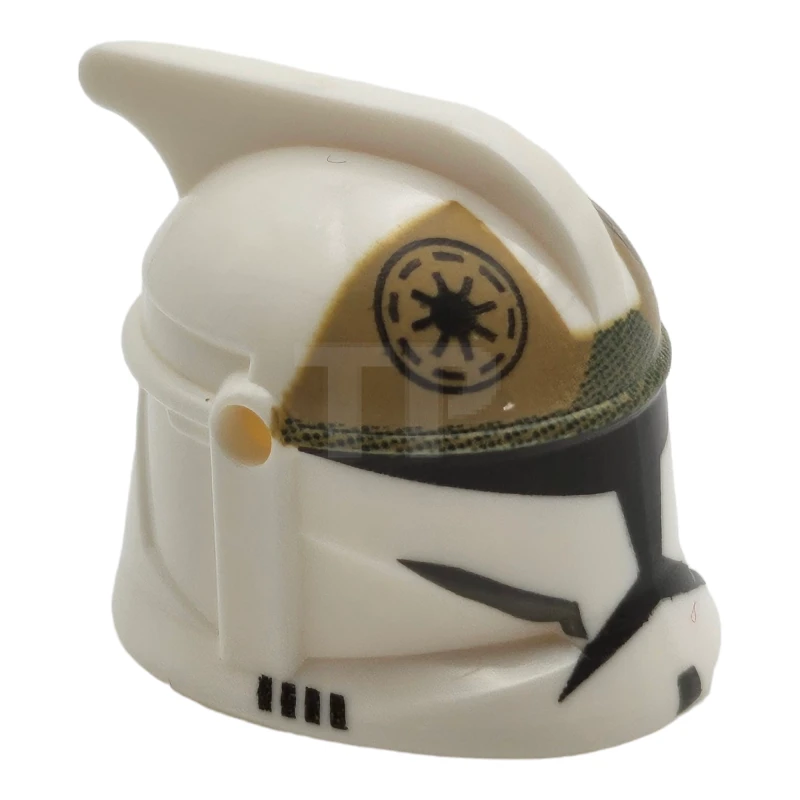 LEGO&reg; 4542434 - 61189pb06 - Minifigure, Headgear Helmet SW Clone Trooper with Holes, Clone Gunner Pattern
