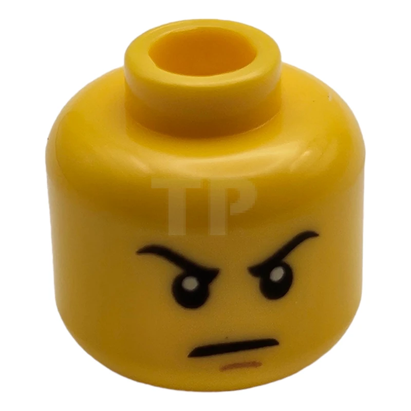 LEGO&reg; 3626cpb1035 - 6057958 - Head Minifig with Scowl Pattern (Lloyd)