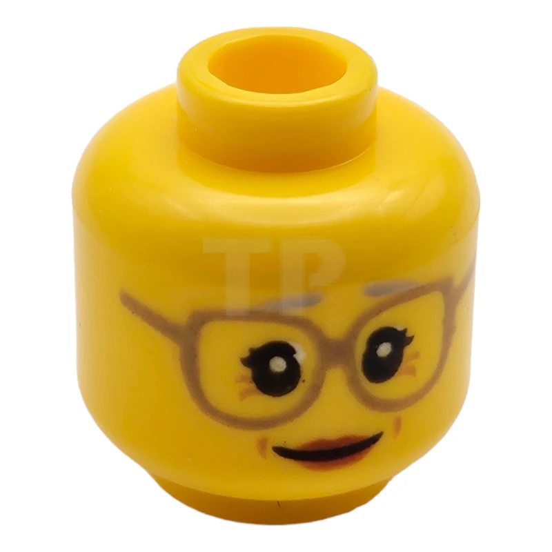 LEGO&reg; 6153221 - 3626cpb1568 - Head Minifig with Glasses Pattern