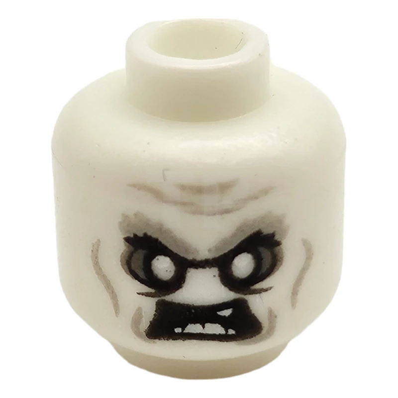 LEGO&reg; 6123033 - 3626cpb1383 - Head Minifig with Alien with Eyes and Teeth / Balaclava Pattern (Dual Sided)