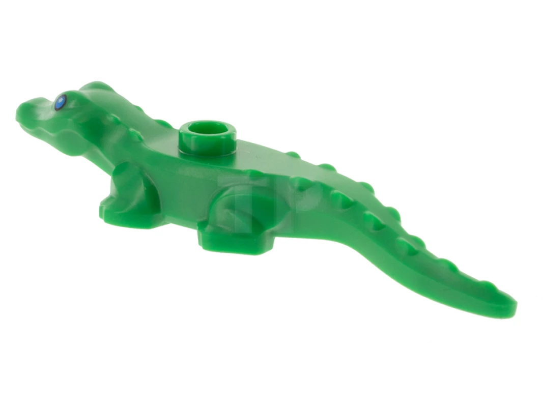 LEGO&reg; 6352695 - 78532pb01 - Alligator / Crocodile Baby Hatchling with Eyes Pattern