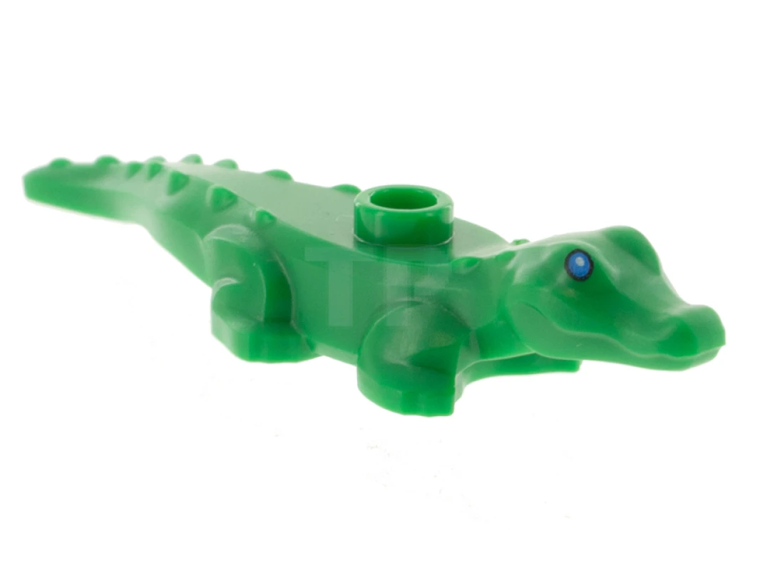 LEGO&reg; 6352695 - 78532pb01 - Alligator / Crocodile Baby Hatchling with Eyes Pattern