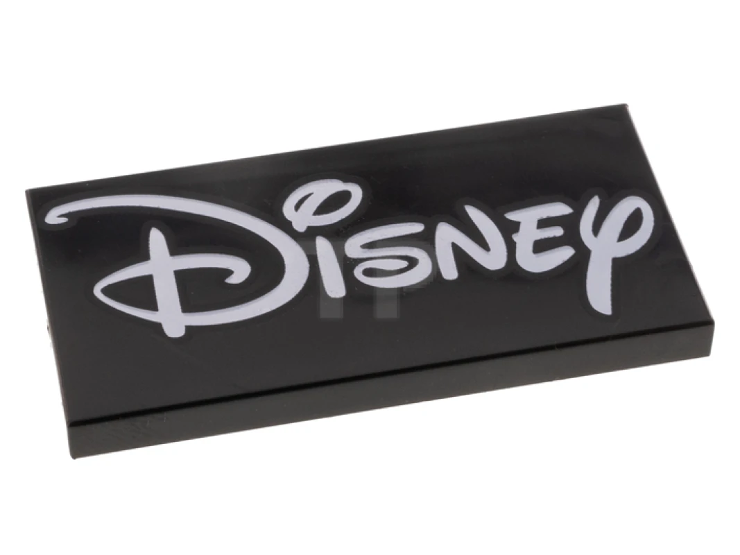 LEGO&reg; 6329440 - 87079pb0877 - Tile 2 x 4 with Disney Logo Pattern