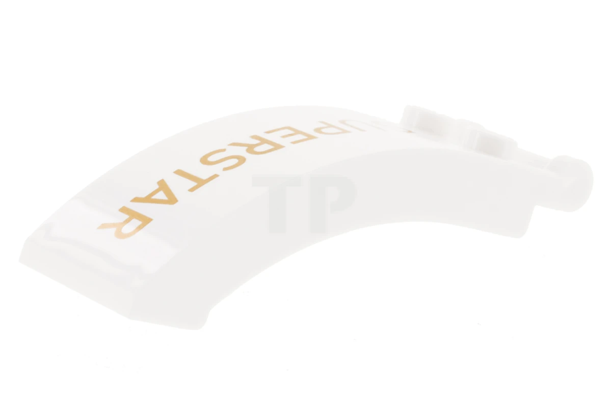 LEGO&reg; 6356899 - 92474pb007L - Windscreen 6 x 2 x 2 with Bar Handle with 'SUPERSTAR' Pattern - Left Side