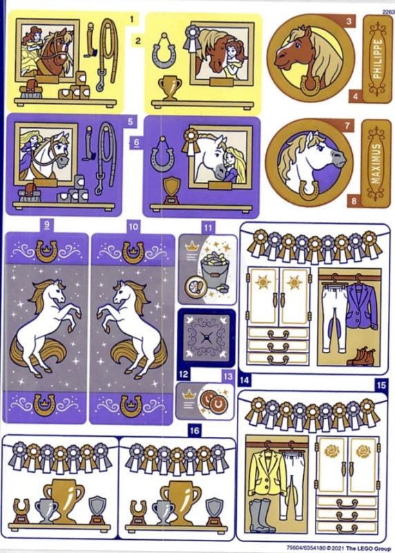 LEGO&reg; 6354180 - Sticker for Set 43195