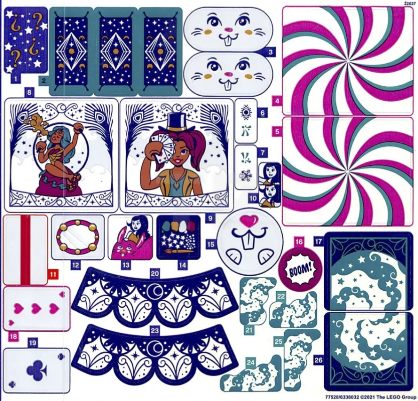 LEGO&reg; 6338032 - Sticker for Set 41685