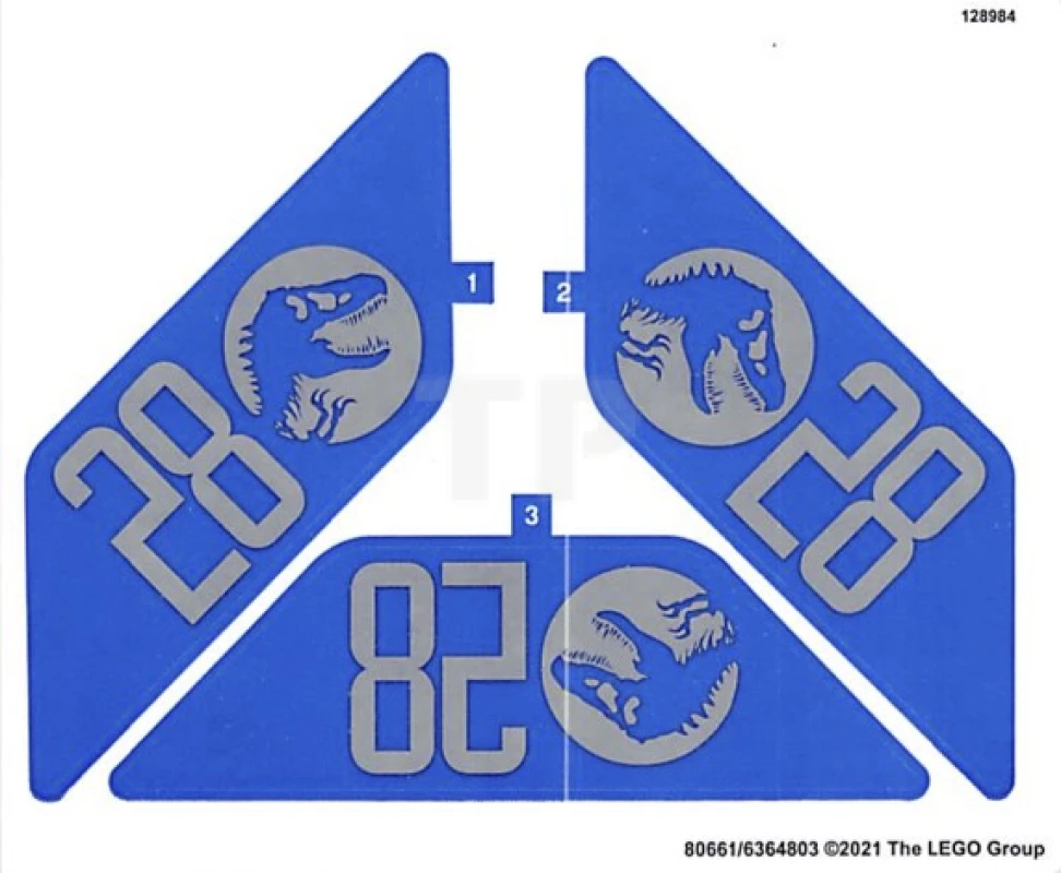 LEGO&reg; 6364803 - Sticker for Set 76942