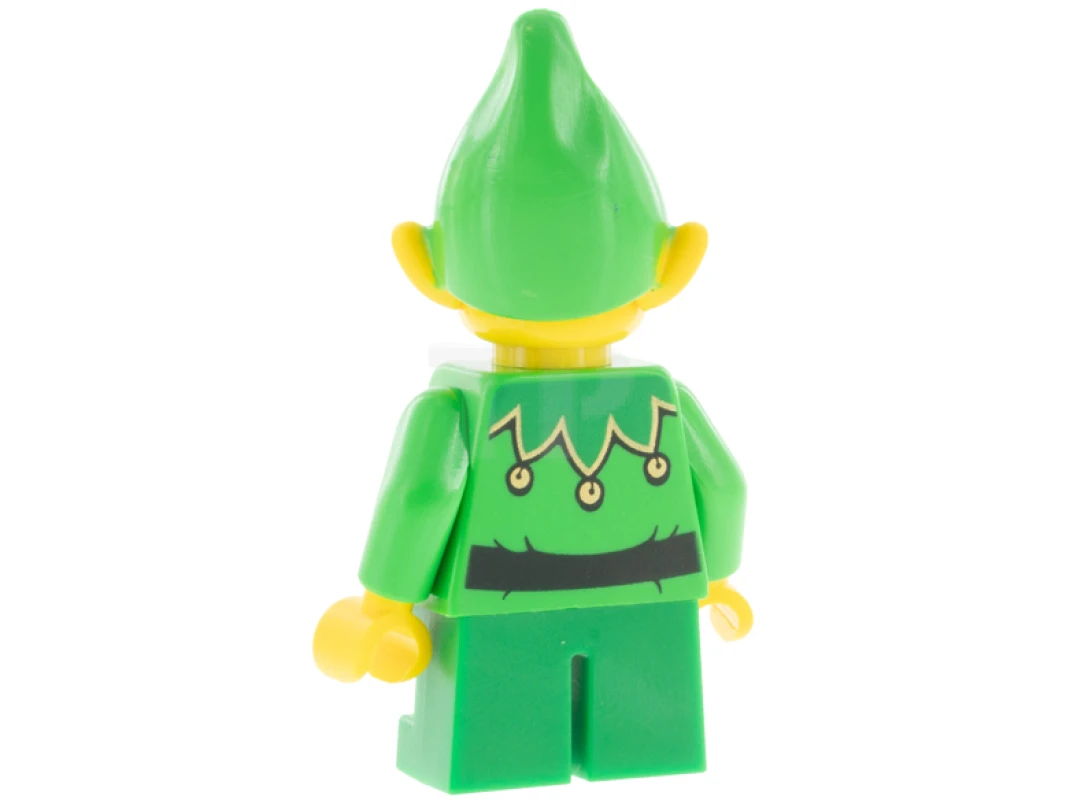 LEGO&reg; hol204 Elfo - Colletto smerlato verde con campanelle e lentiggini