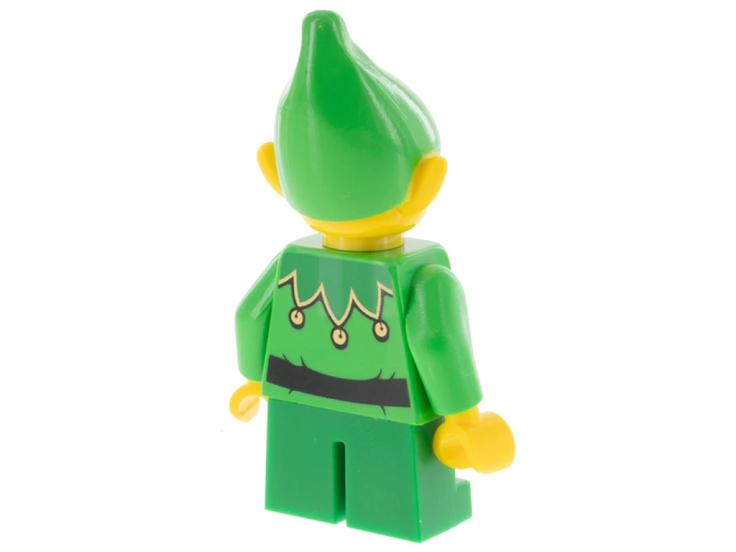 LEGO&reg; hol205 Elfo - Collare verde smerlato con campanelle e occhiali