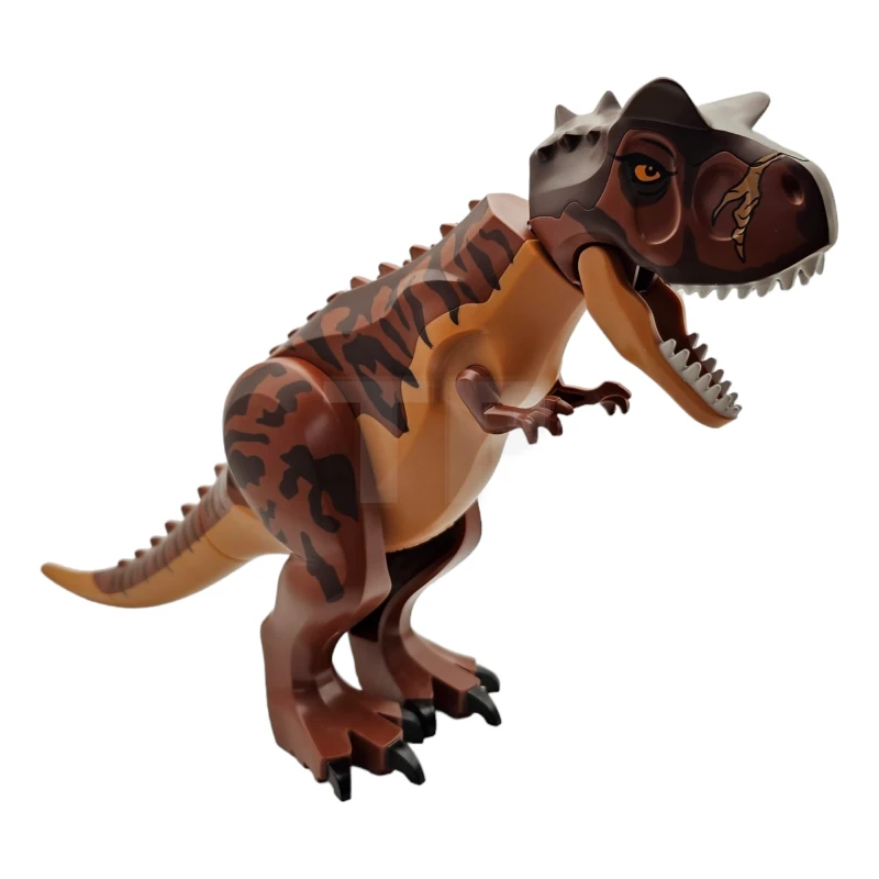 LEGO&reg;  - Carn02 - Dinosaurio Carnotaurus con Rayas y Cicatriz en la Cabeza Patrón