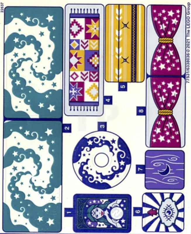 LEGO&reg;  - Autocollant pour l'ensemble 41688