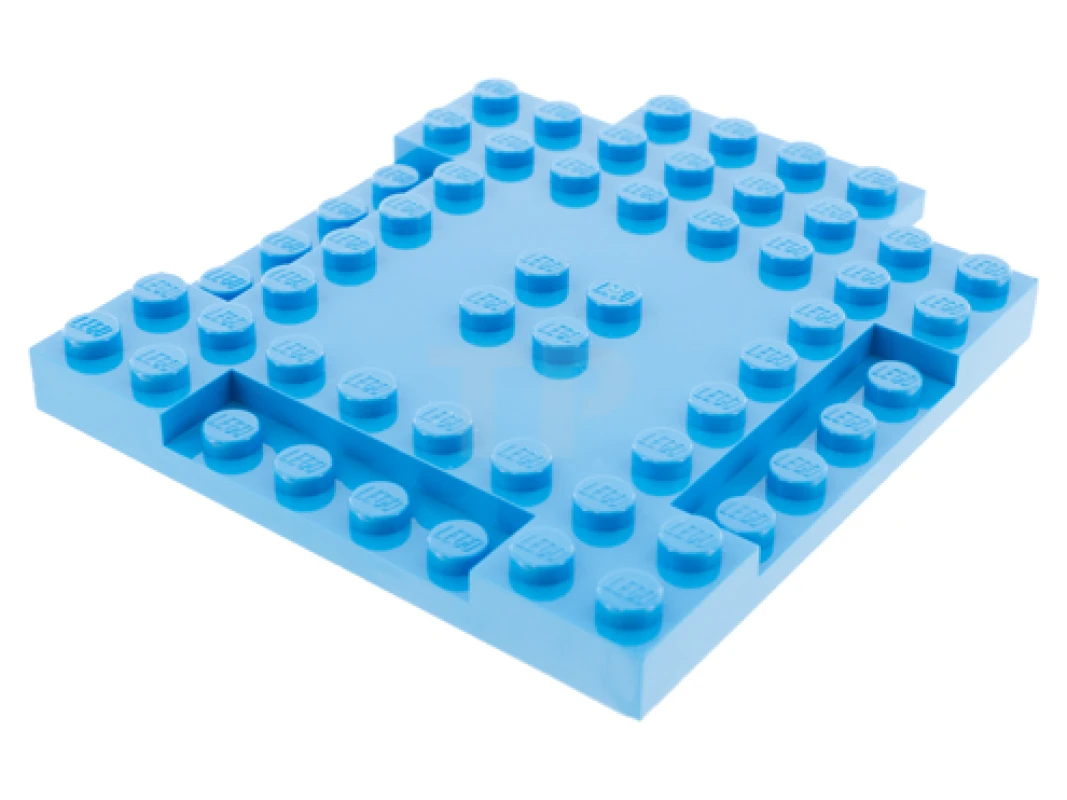 LEGO&reg; 6350628 - 15624 - Brick, Modified 8 x 8 with 1 x 4 Indentations and 1 x 4 Plate