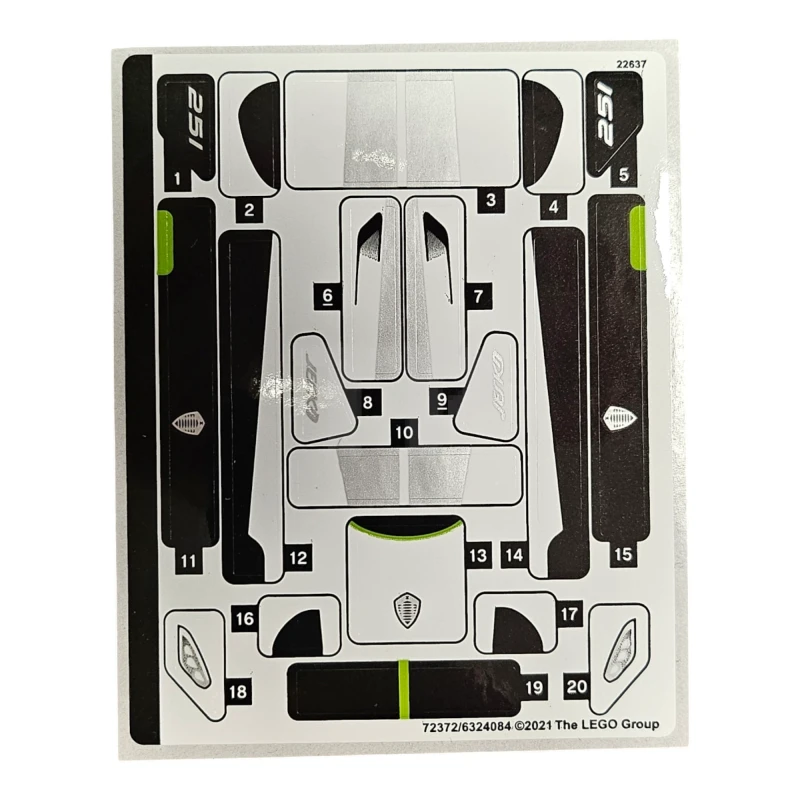 LEGO&reg;  - Autocollant pour l'ensemble 76900