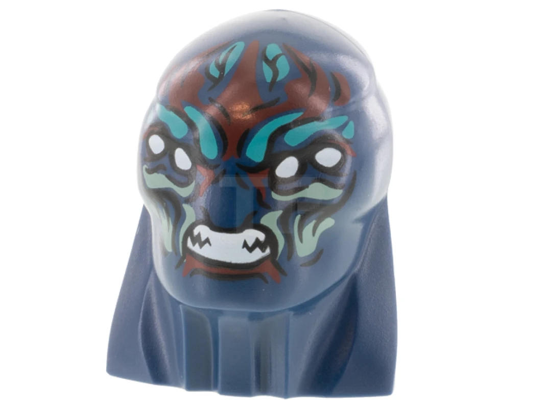 LEGO&reg; 6311495 - 69176pb01 - Cabeza de figura grande - Deviant Kro