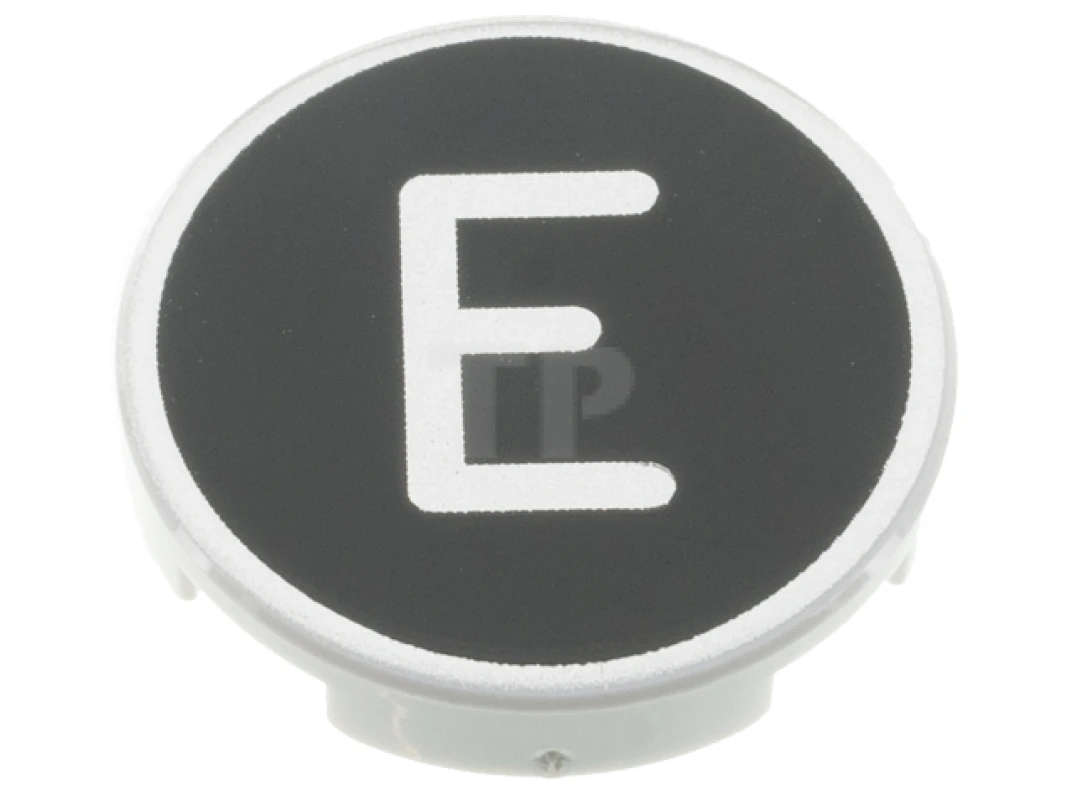 LEGO&reg; 6352977 - 14769pb426 - Tile 2 x 2 Round with Bottom O and Letter E Pattern