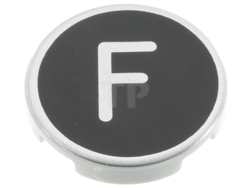 LEGO&reg; 6352989 - 14769pb427 - Tile 2 x 2 Round with Bottom O and Letter F Pattern 