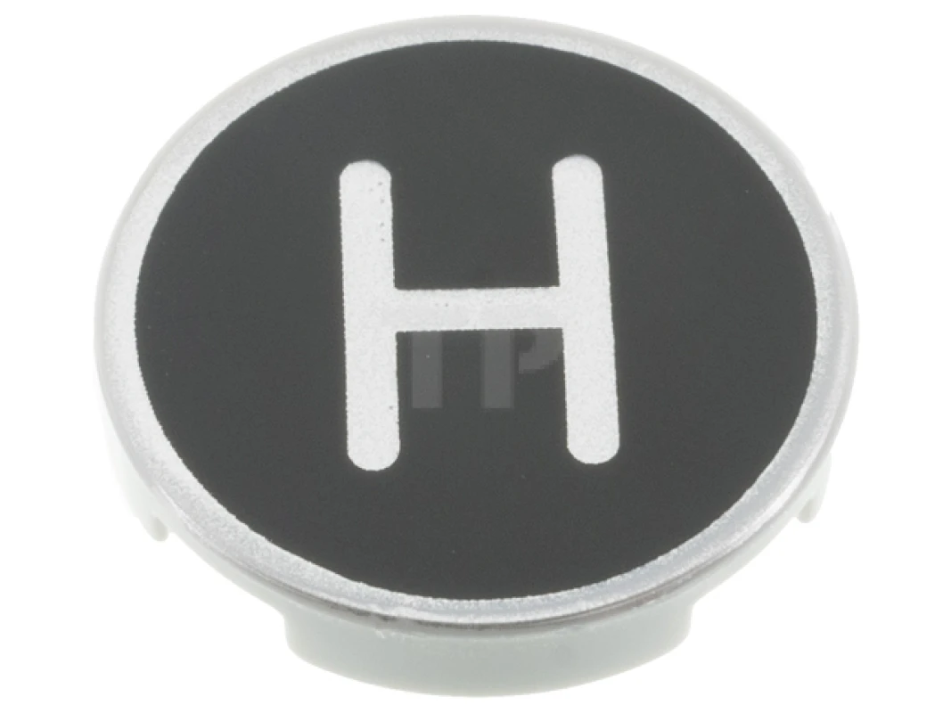 LEGO&reg; 6352991 - 14769pb429 - Tile 2 x 2 Round with Bottom O and Letter H Pattern